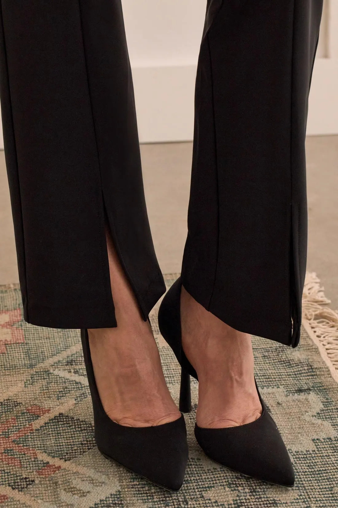 SUPER STRETCH PONTE PULL-ON MICROFLARE PANT