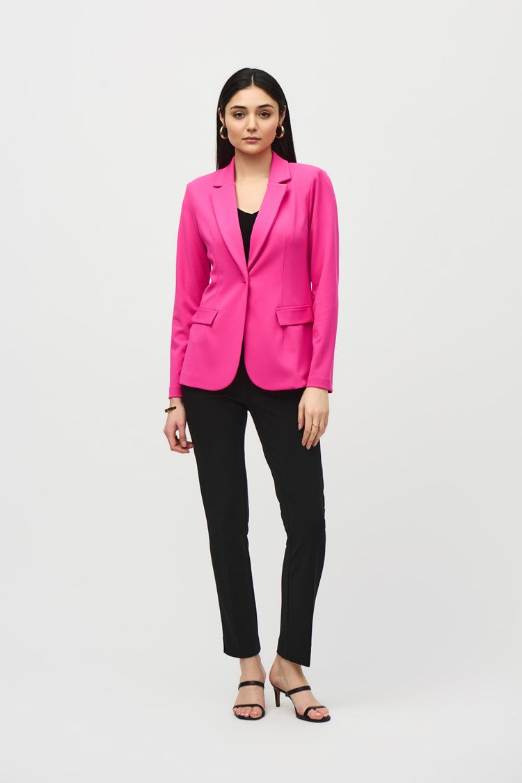 Crepe Fitted Blazer