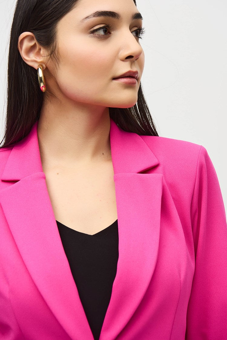 Crepe Fitted Blazer