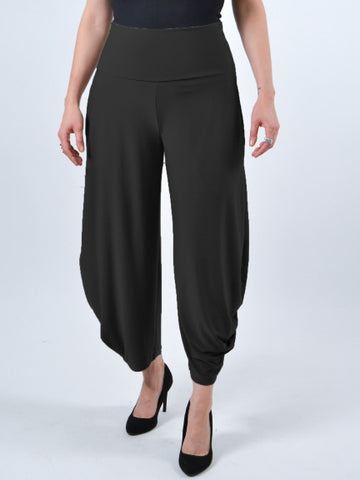 Side Draped Ankle Pant