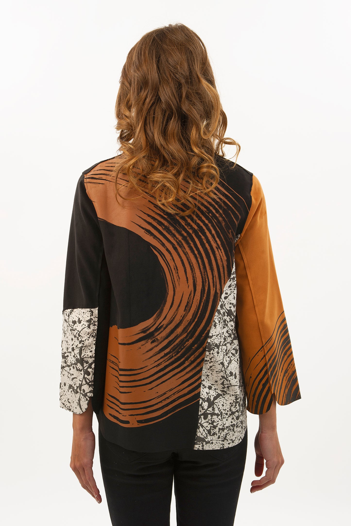 Abstract Ultra Suede Jacket