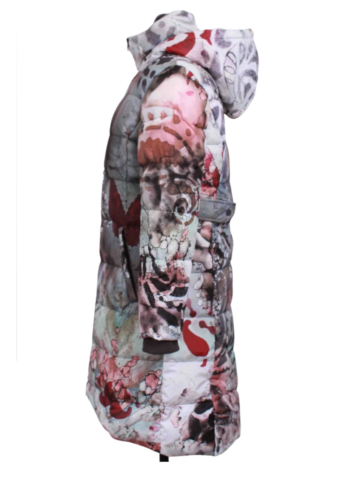 Paisley Hooded Puffer
