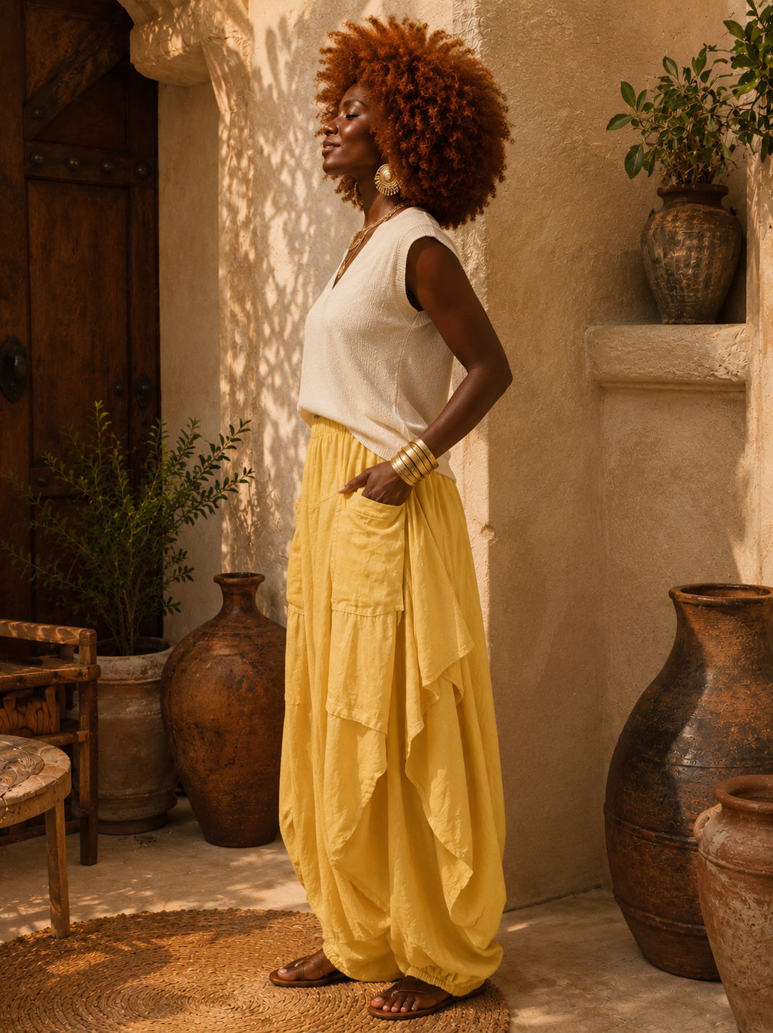 Full Pleat Pant