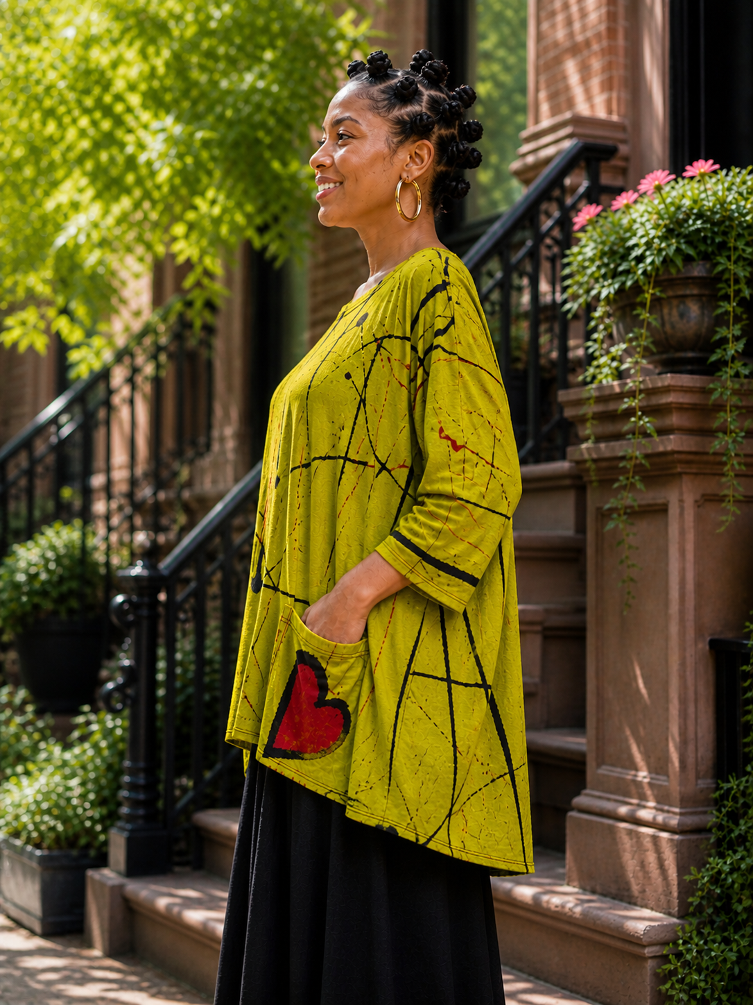 Electric Heart Tunic