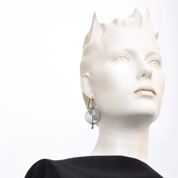 Drop Glass Ball Earrings