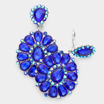 Royal Statement Earrings (Clip-On)