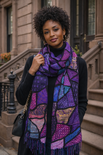 Mosaic Wool Scarf