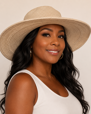 Crochet Wide Brim Travel hat
