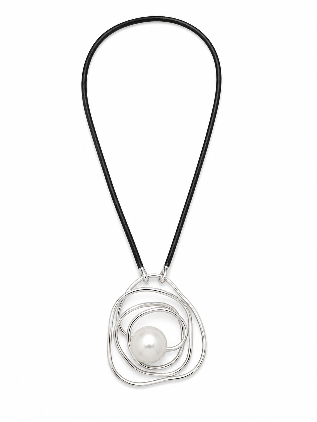 Modern Sculptural Pendant Necklace
