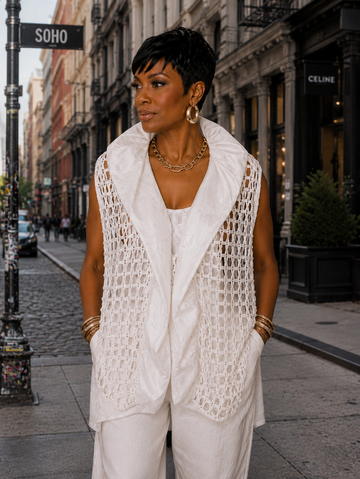 Waterfall Collar Vest