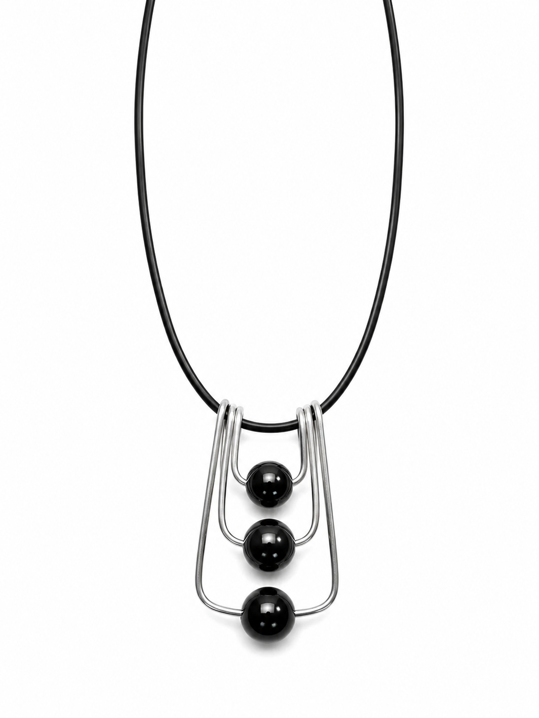 TRIPLE T DROP NECKLACE