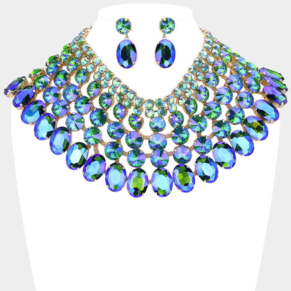 Starlight Elegance Statement Necklace Set