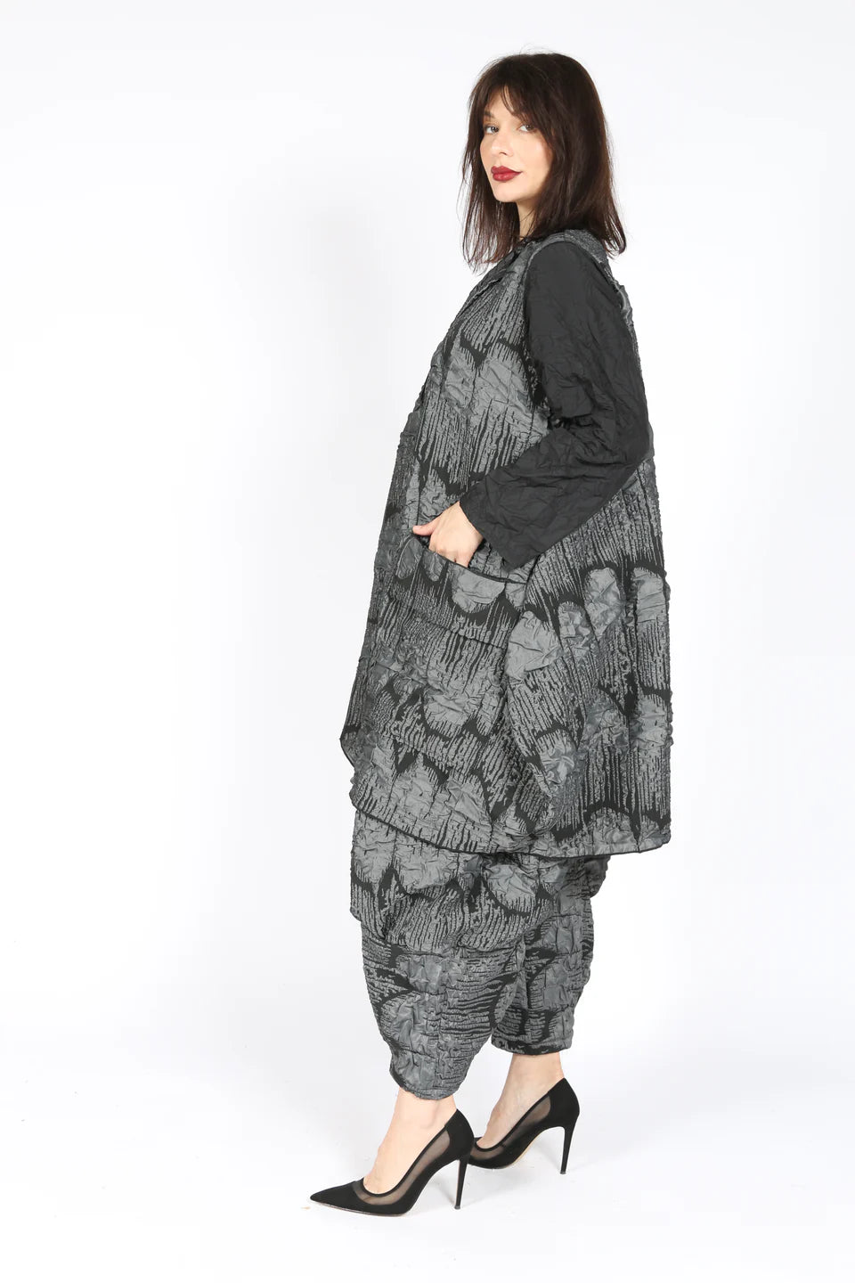 Artisan Textured Drape Jacket