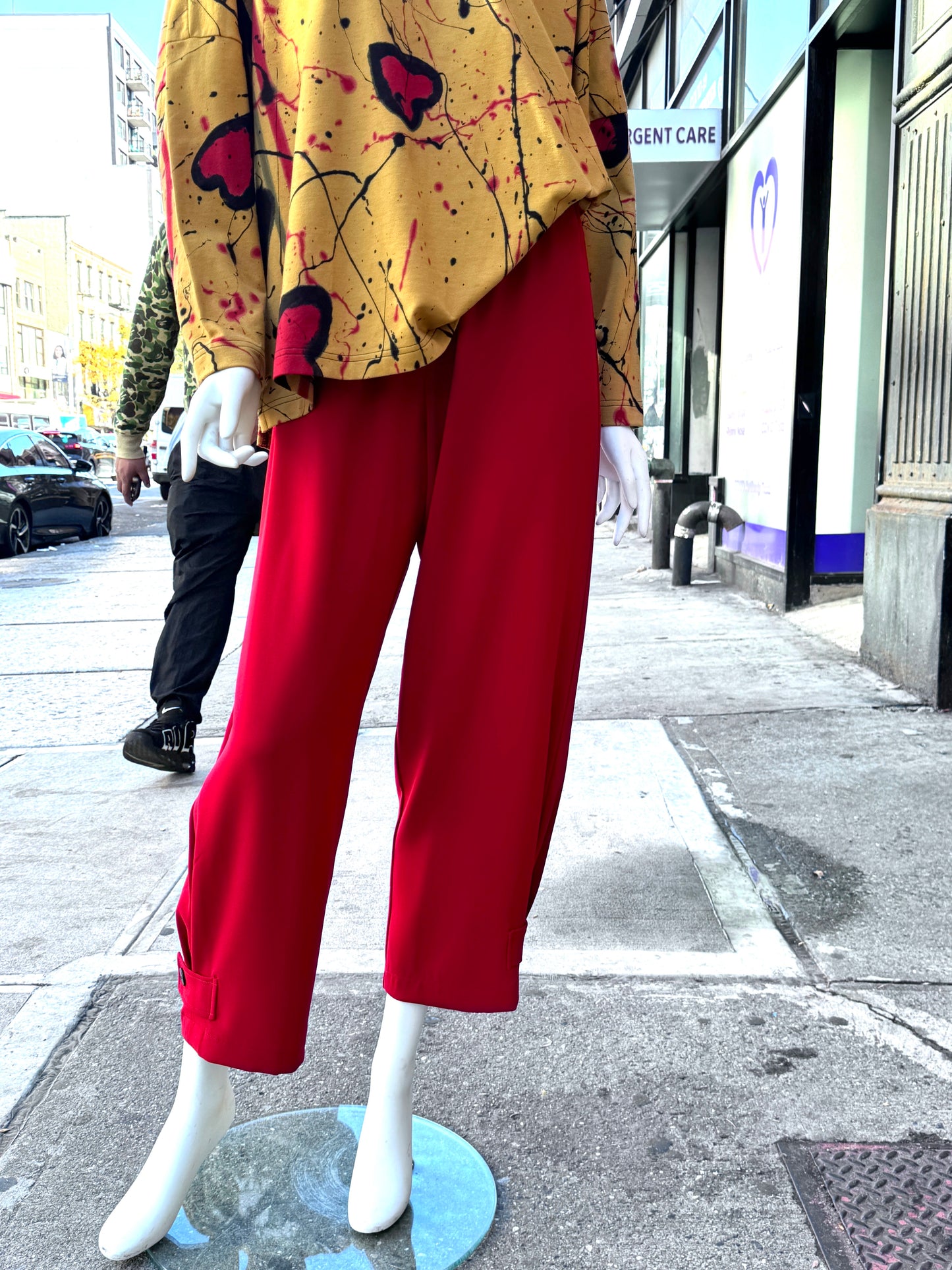 Button Crop Pant