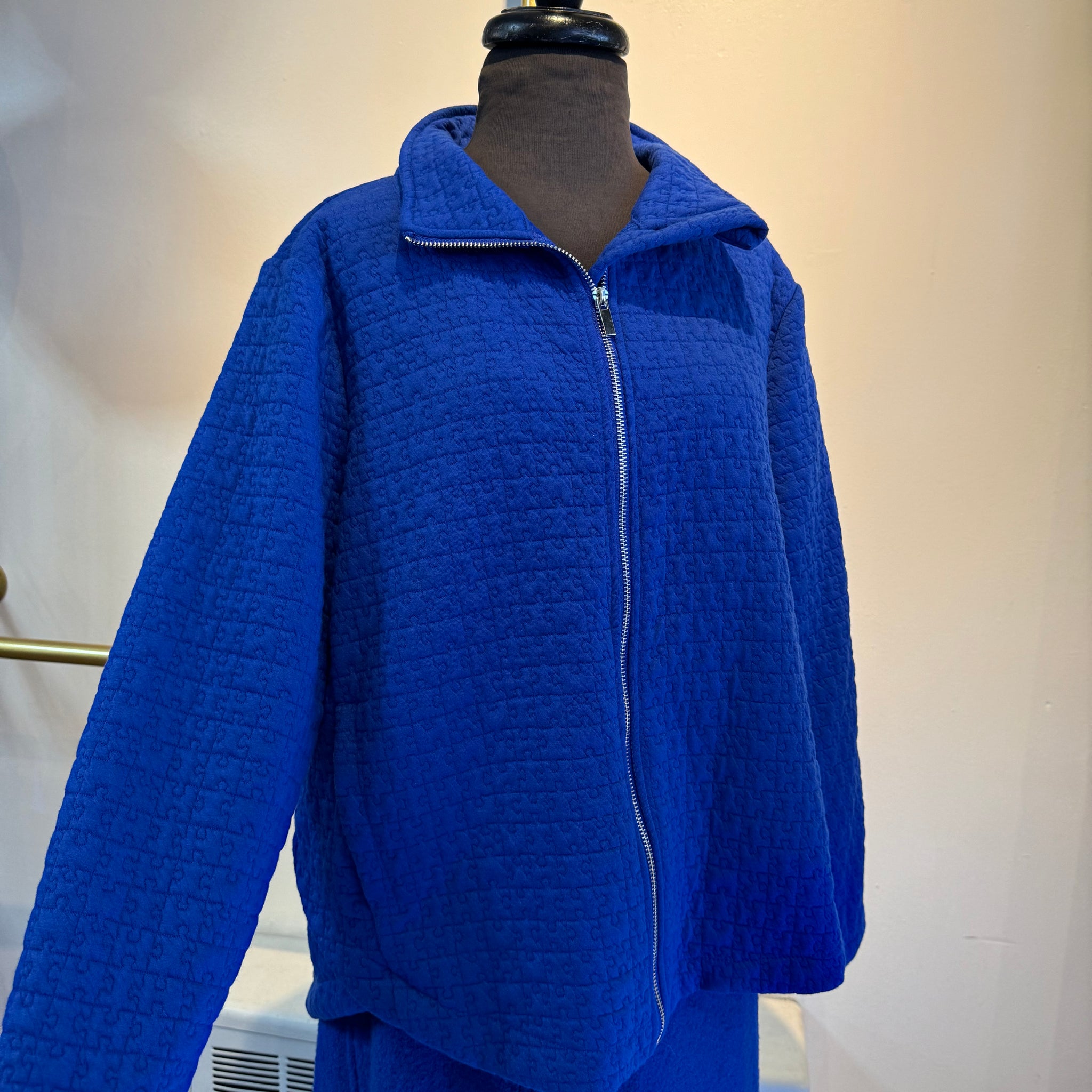Zip Front Quilted Jacket