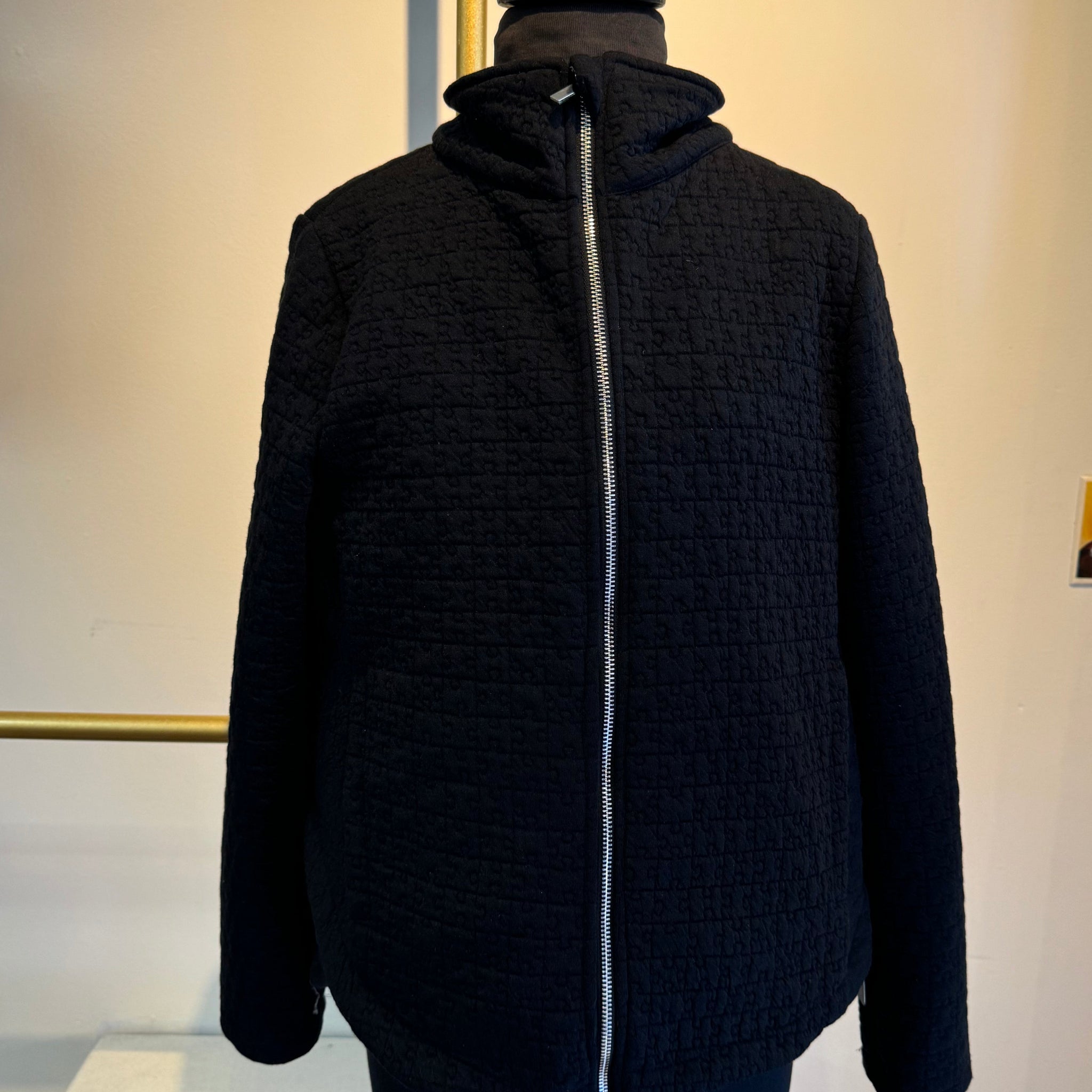 Zip Front Quilted Jacket