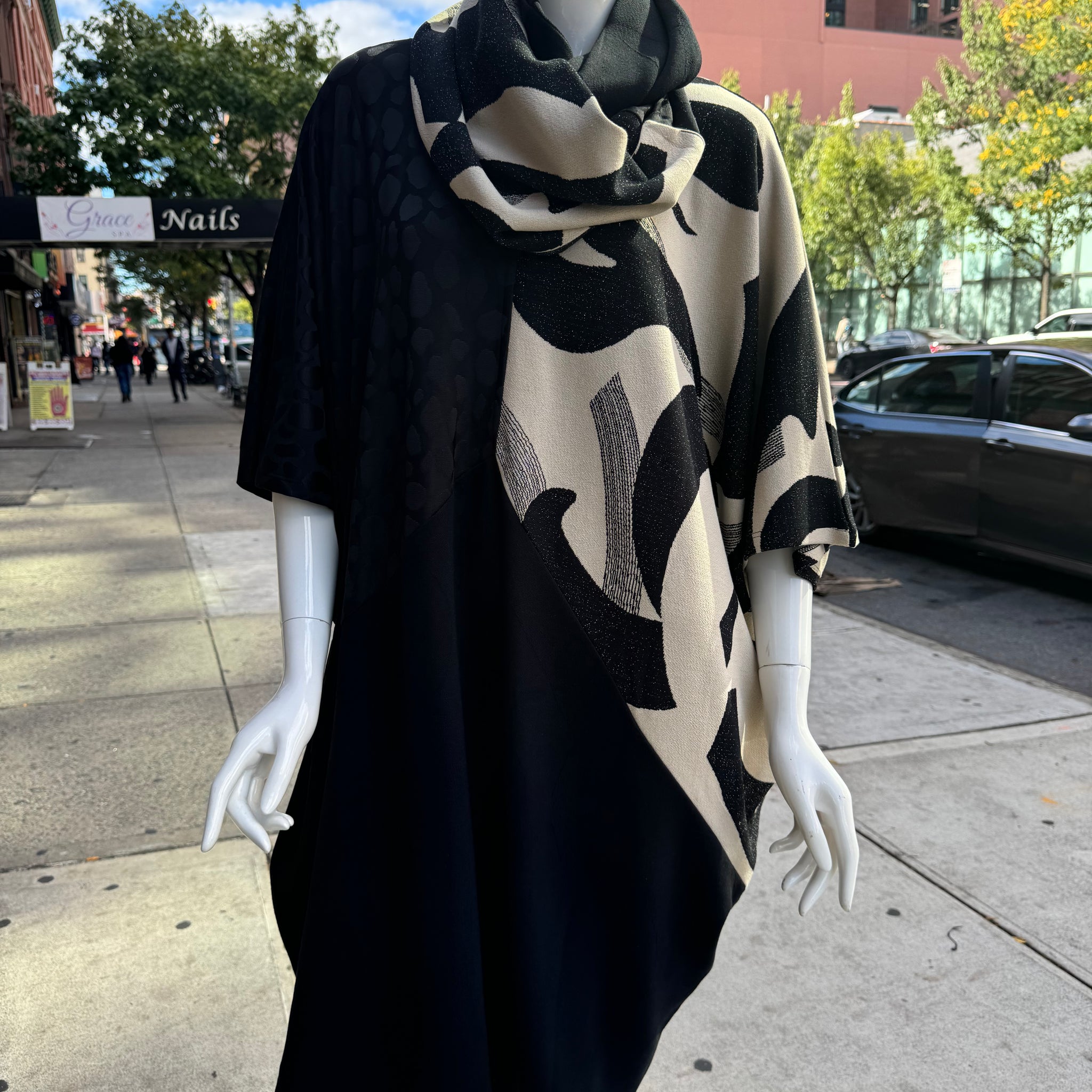 Dolman Sleeve Print Nora Dress