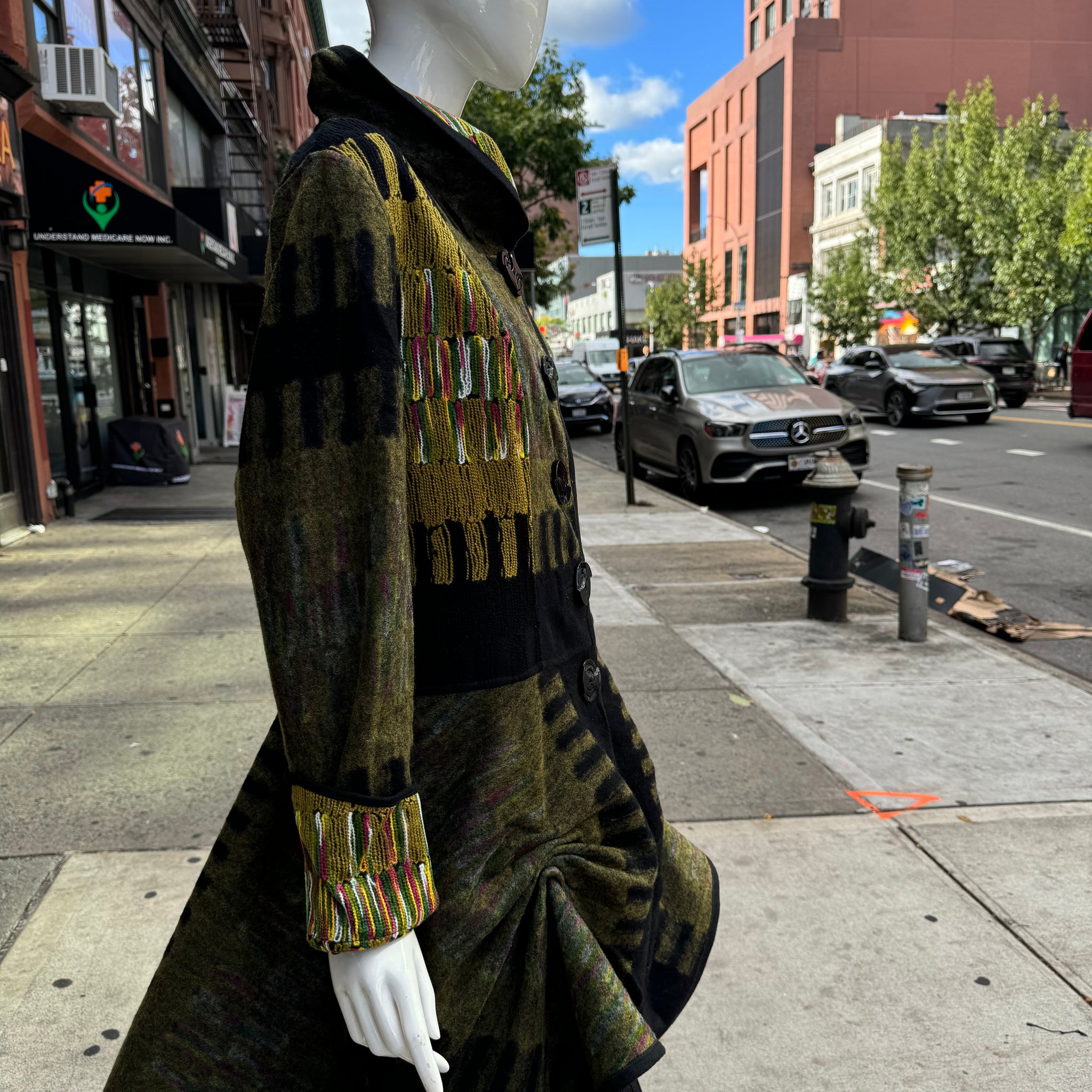 Mixed String & Wool Reversible Jacket