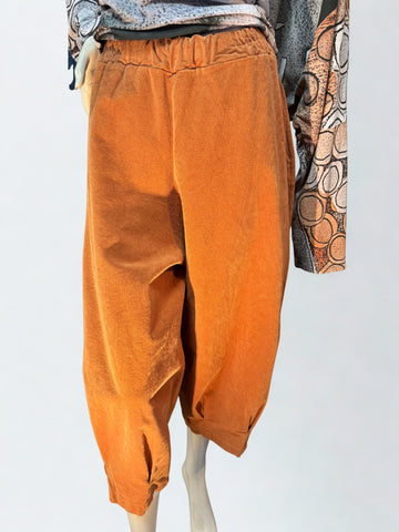 CORD CROPPED PANT