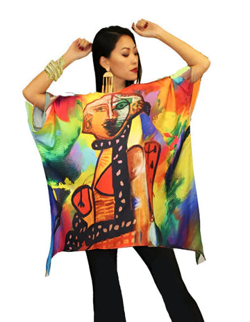 Abstract Picasso Print Tunic