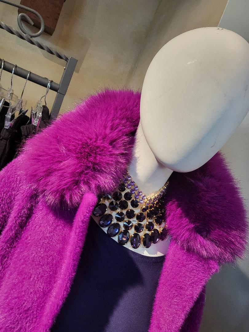 Fuchsia Flair Coat