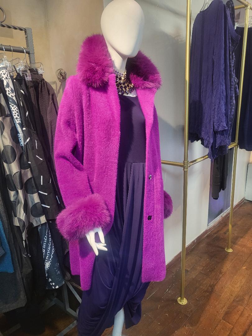 Fuchsia Flair Coat