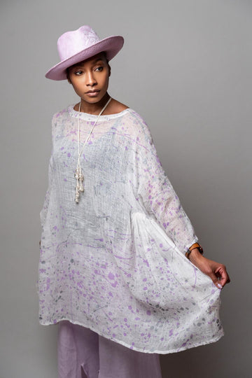 The Babydoll Sheer Linen Tunic