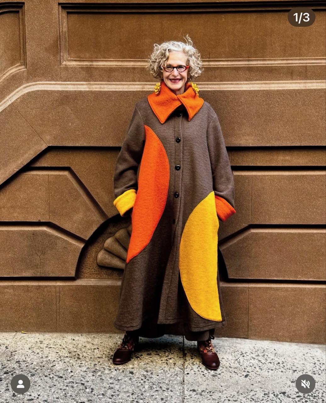 Sunburst Wool Maxi Coat