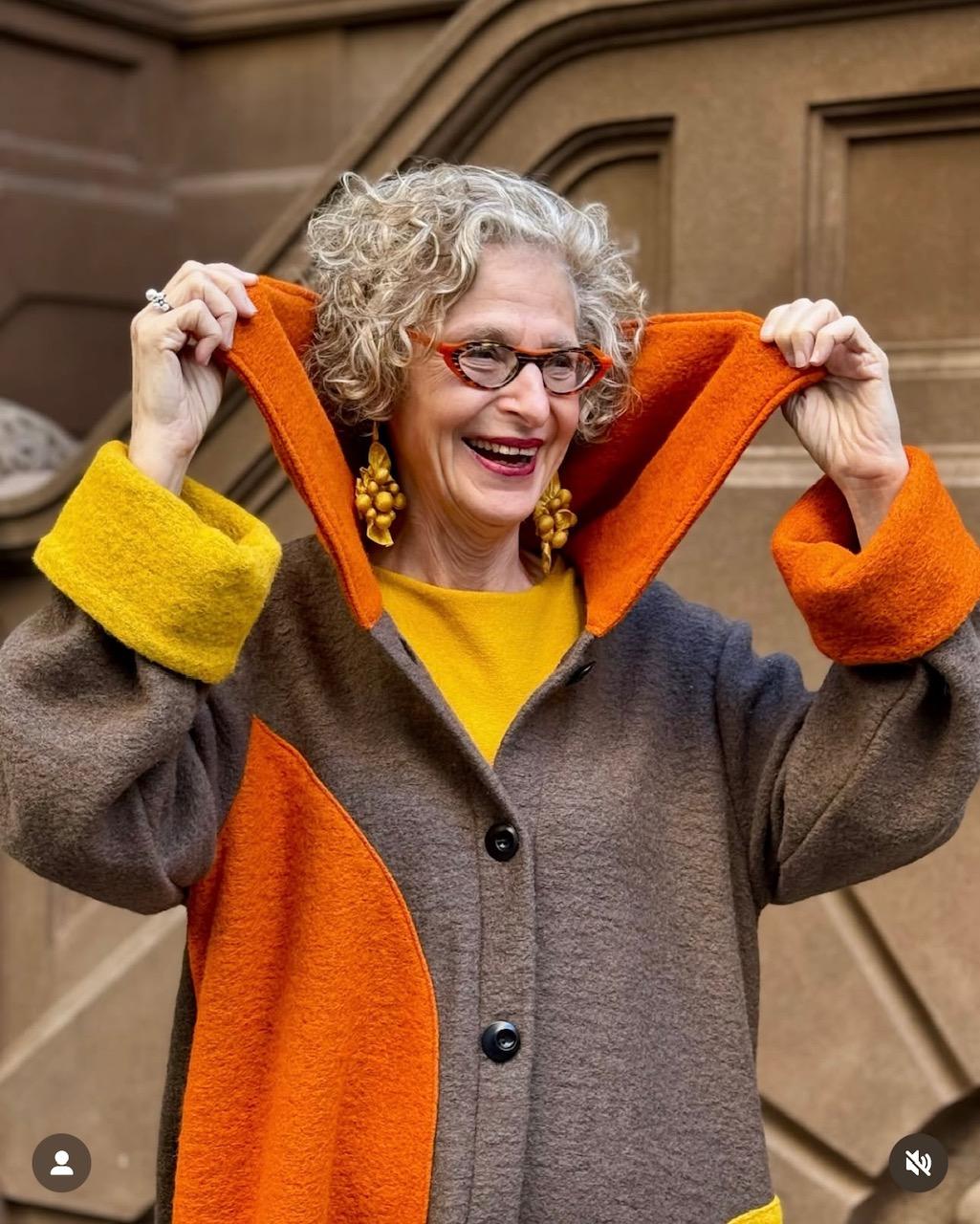 Sunburst Wool Maxi Coat