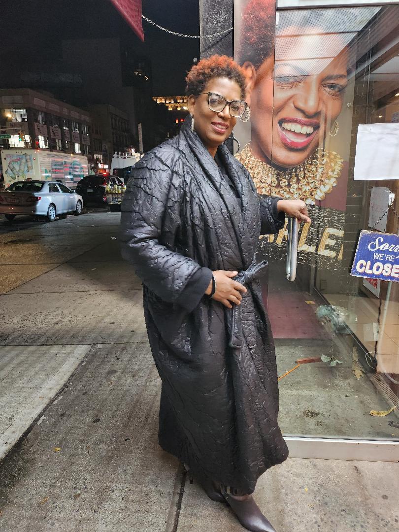 Quilted Cocoon Wrap Coat